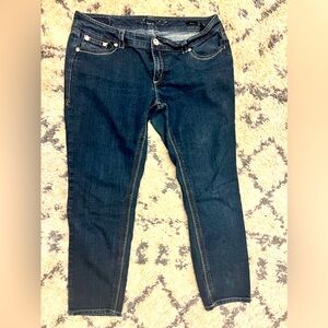 Seven Luxe denim blue jeans skinny womens plus size 18